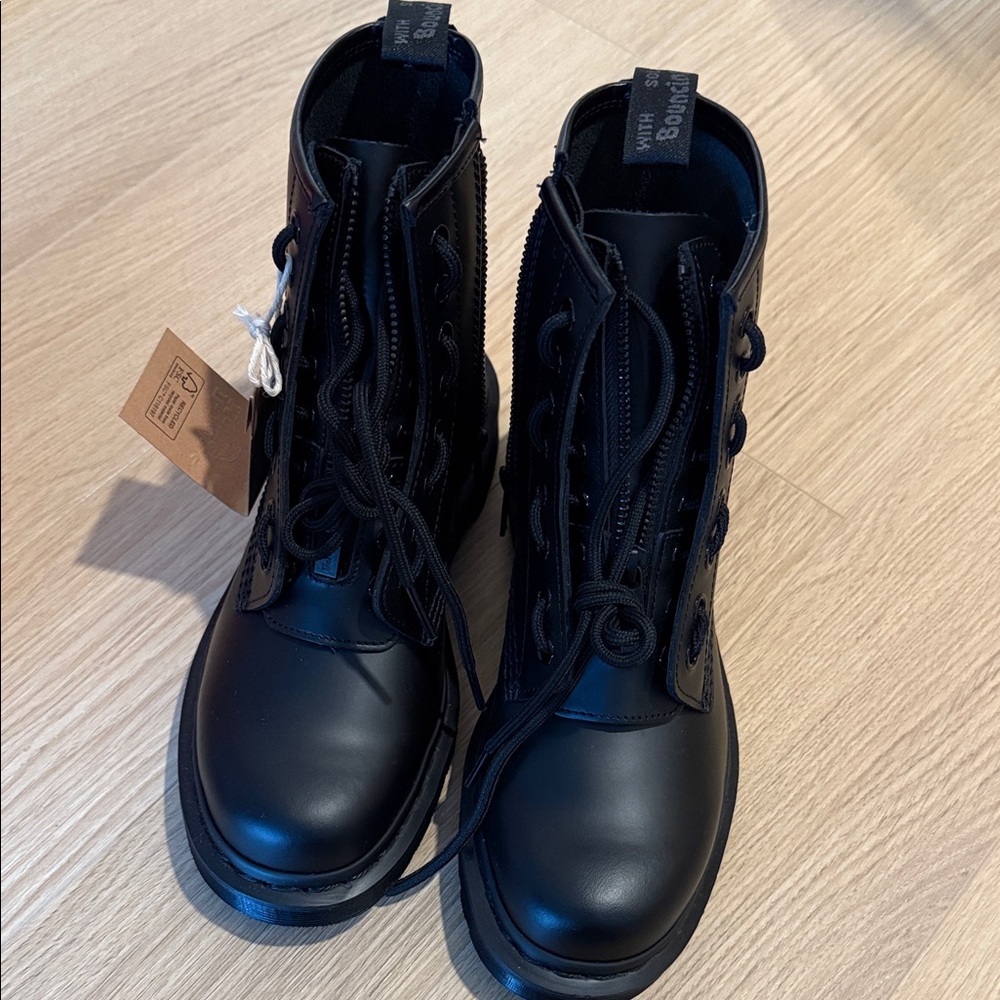 Dr. Martens Black Combat Boots